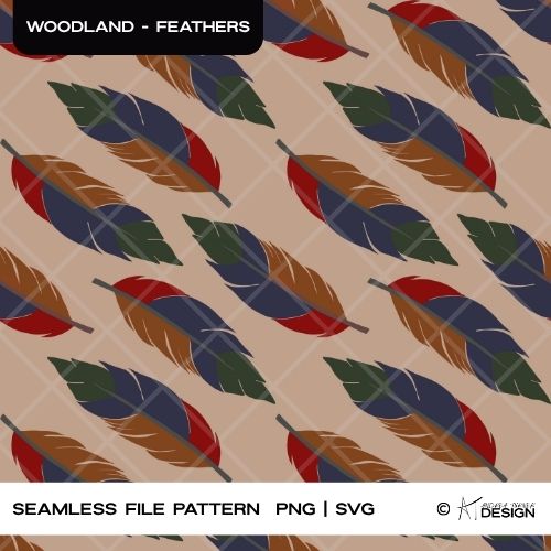 Feather Seamless Pattern
