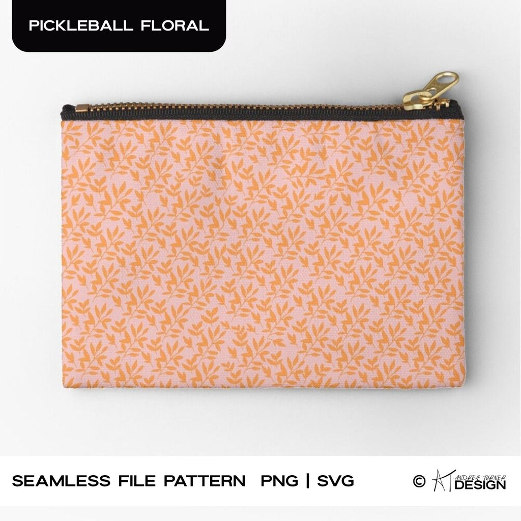 Pickleball Floral Print