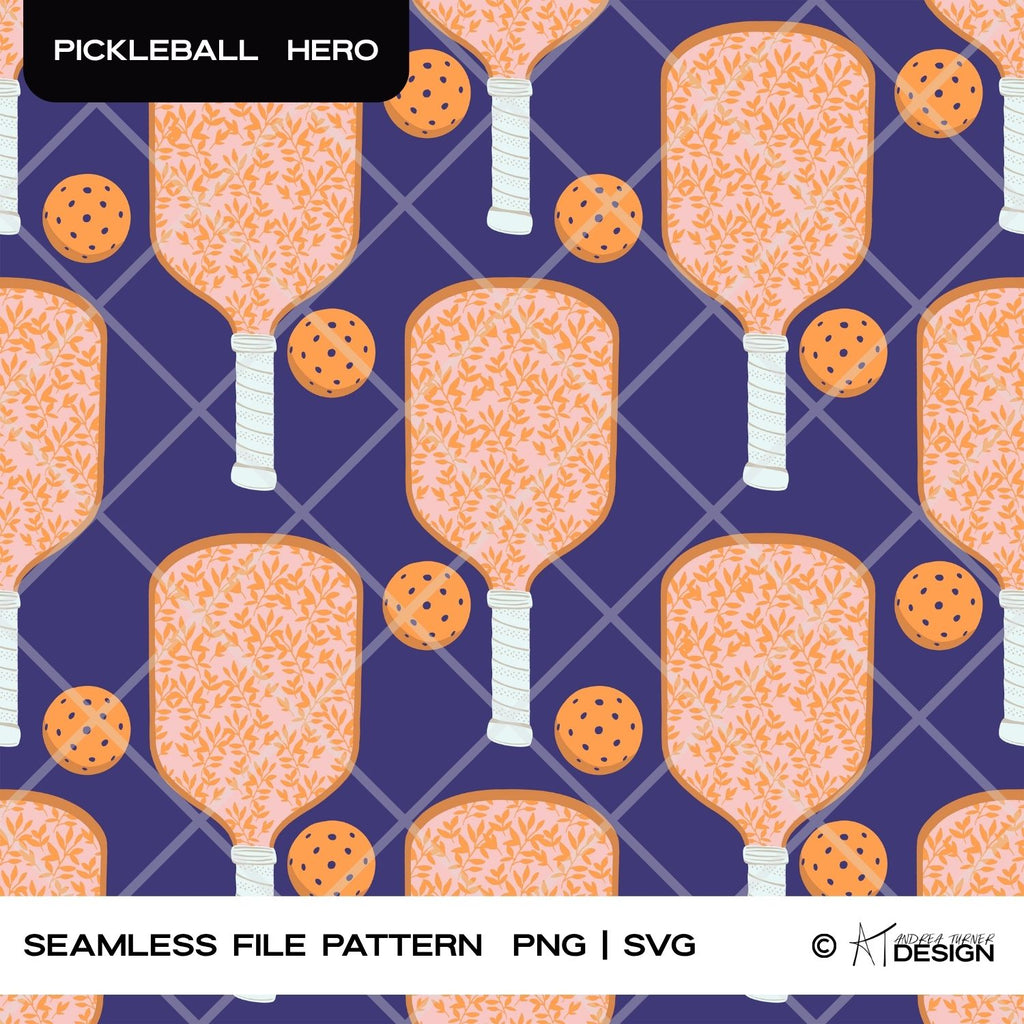 Pickleball Hero Pattern