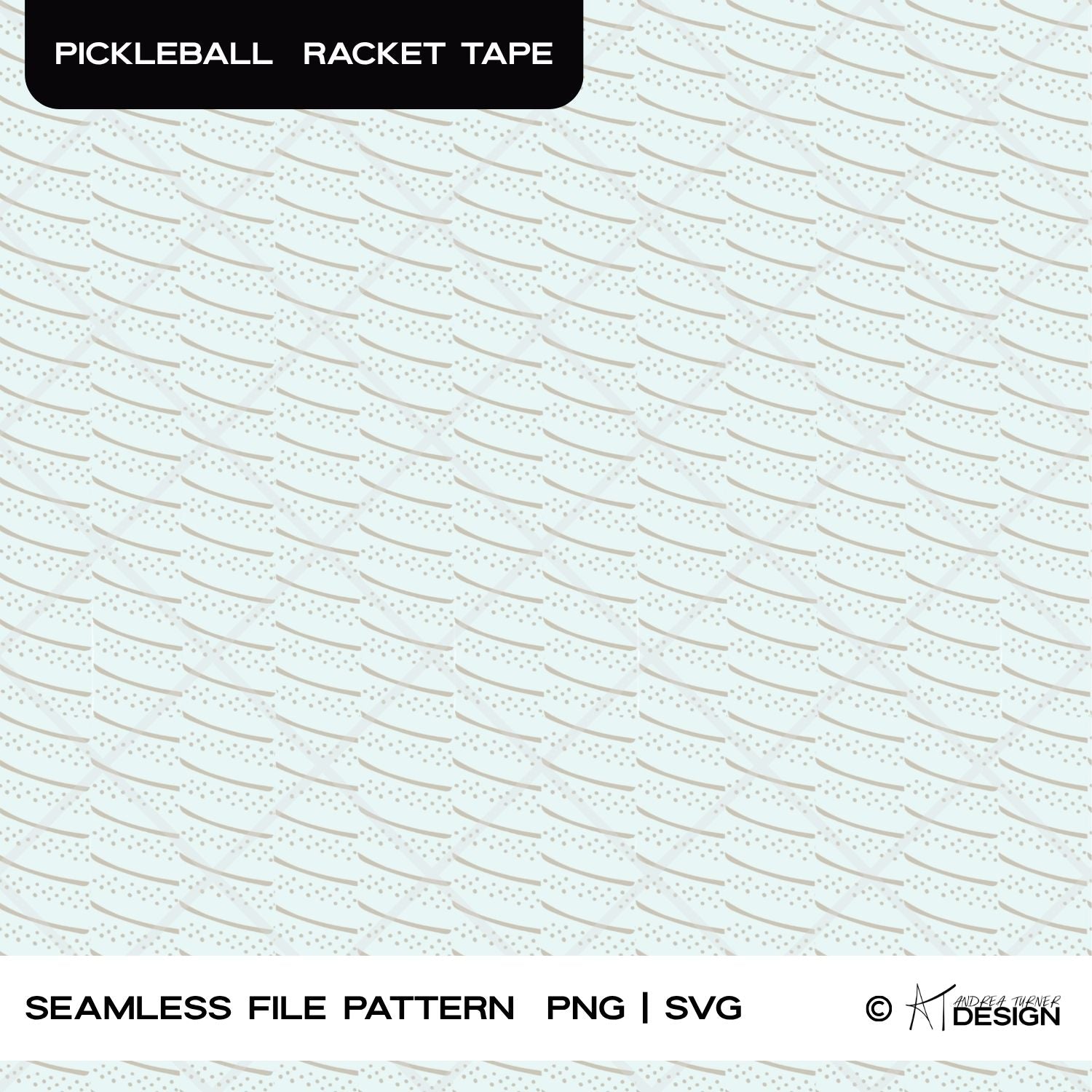Pickleball Racket Tape Pattern