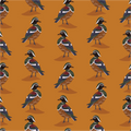 Seamless Wood Duck Pattern